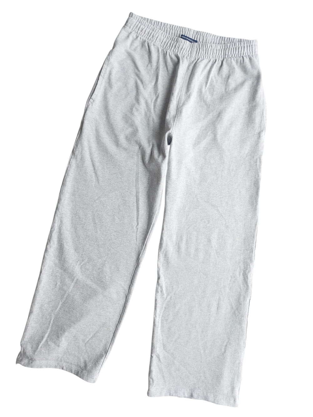 Brandy Melville Lounge Pants S-M  Sweatpants Light Grey Cotton Wide Trendy